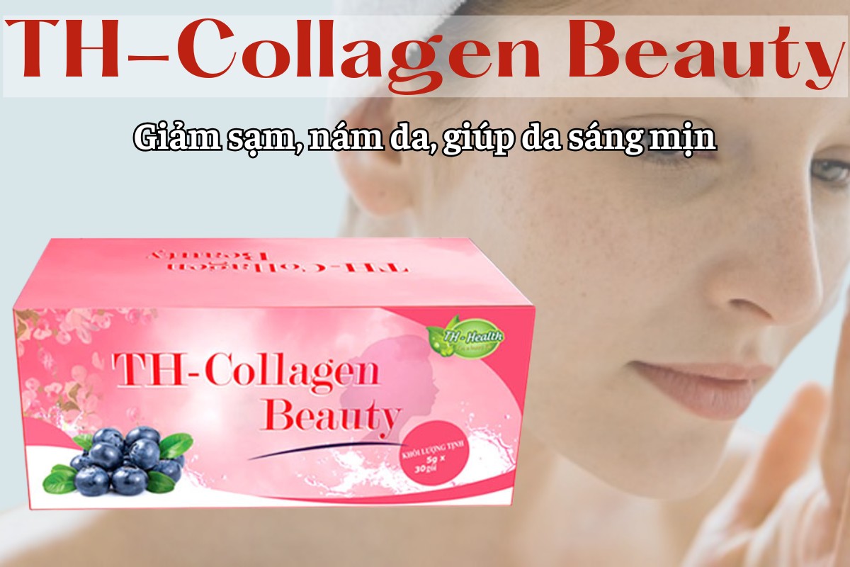 TH-Collagen Beauty giảm sạm, nám da, giúp da sáng mịn