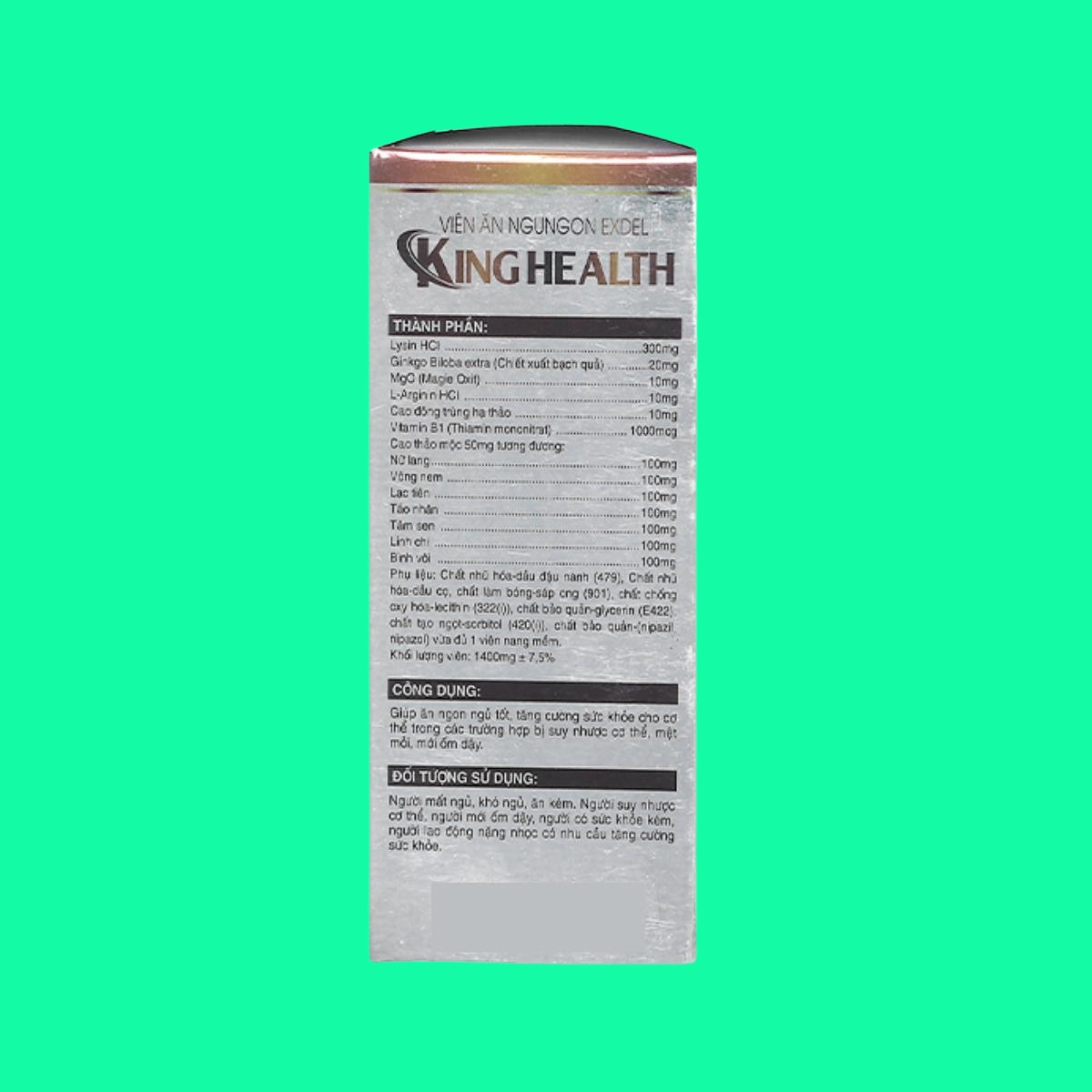 vien-an-ngungon-exdel-king-health-7 Viên Ăn NguNgon Exdel King Health
