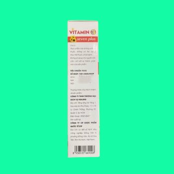 Vitamin E Seven Plus 3 Vitamin E Seven Plus