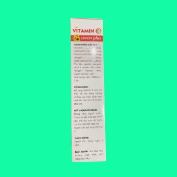Vitamin E Seven Plus 4 Vitamin E Seven Plus