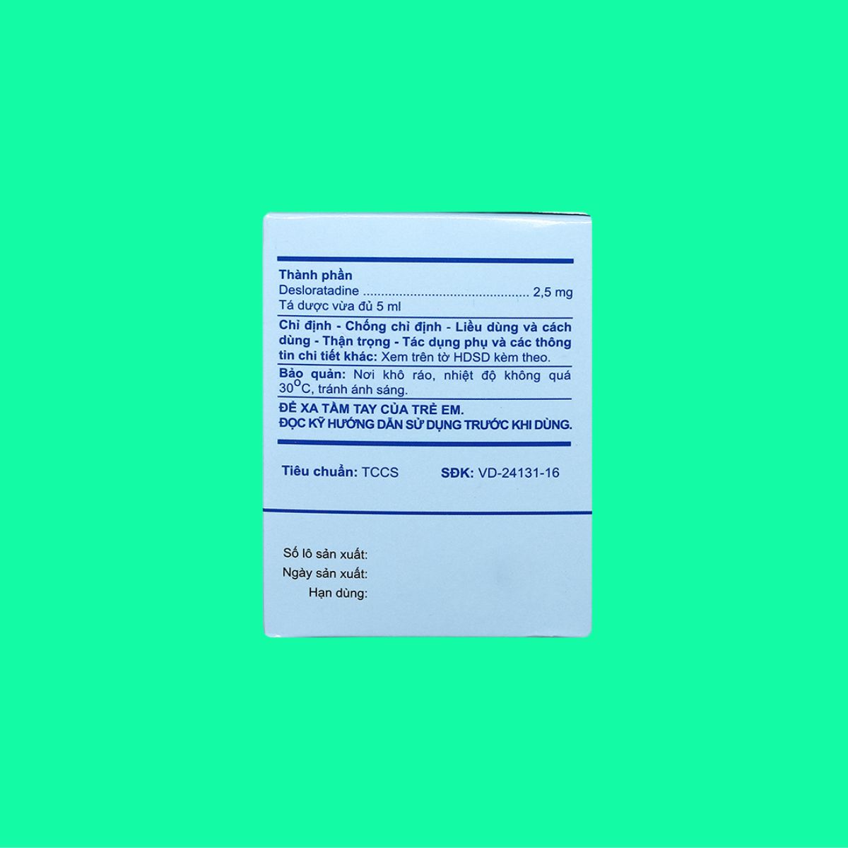 A.T Desloratadin 2 (1) A.T Desloratadin 2.5mg