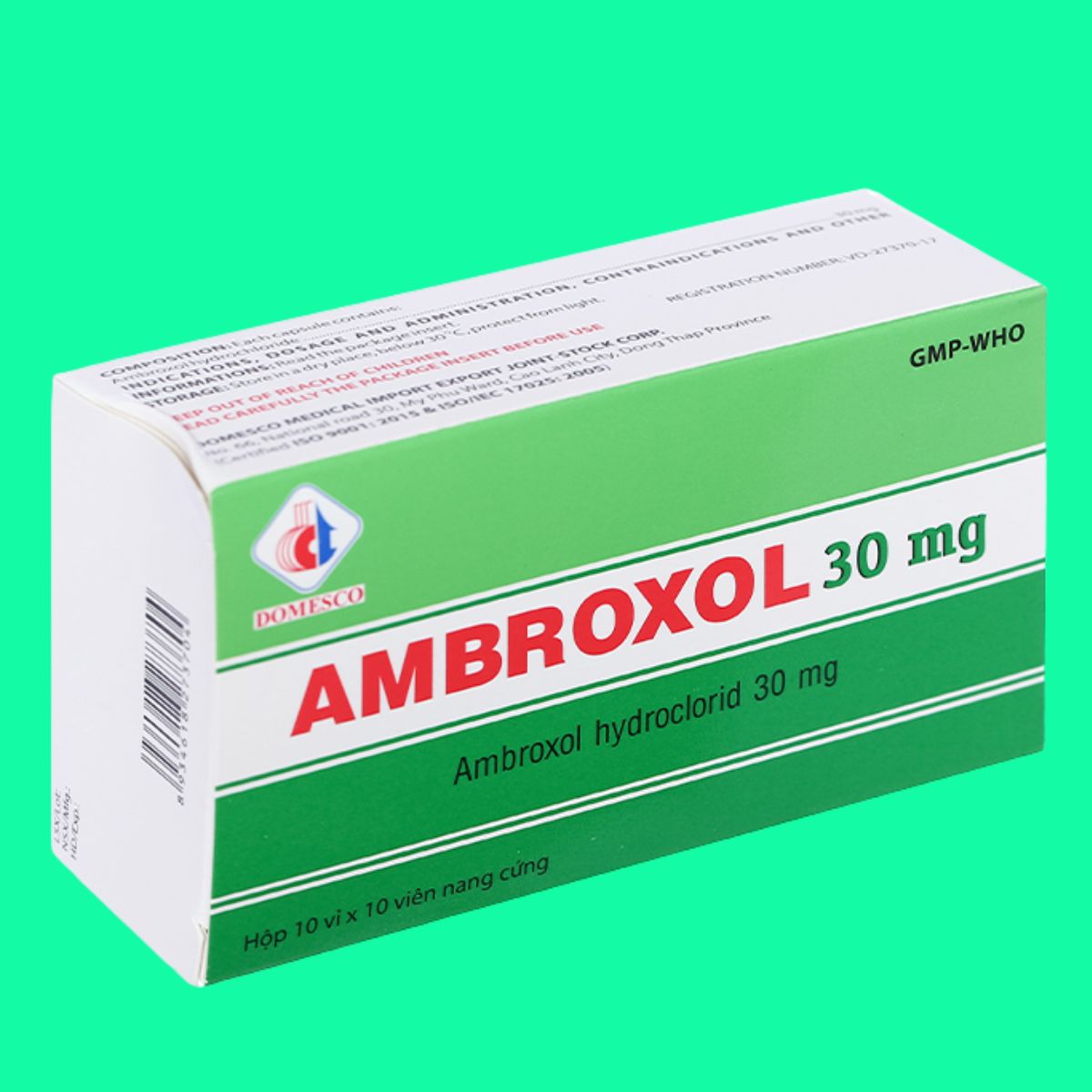 Ambroxol 30mg Domesco (2) Ambroxol 30mg Domesco