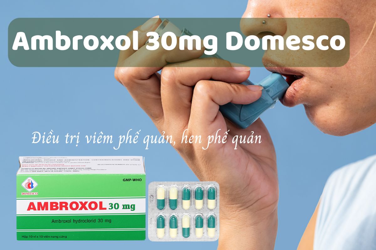 Ambroxol 30mg Domesco 15 Ambroxol 30mg Domesco