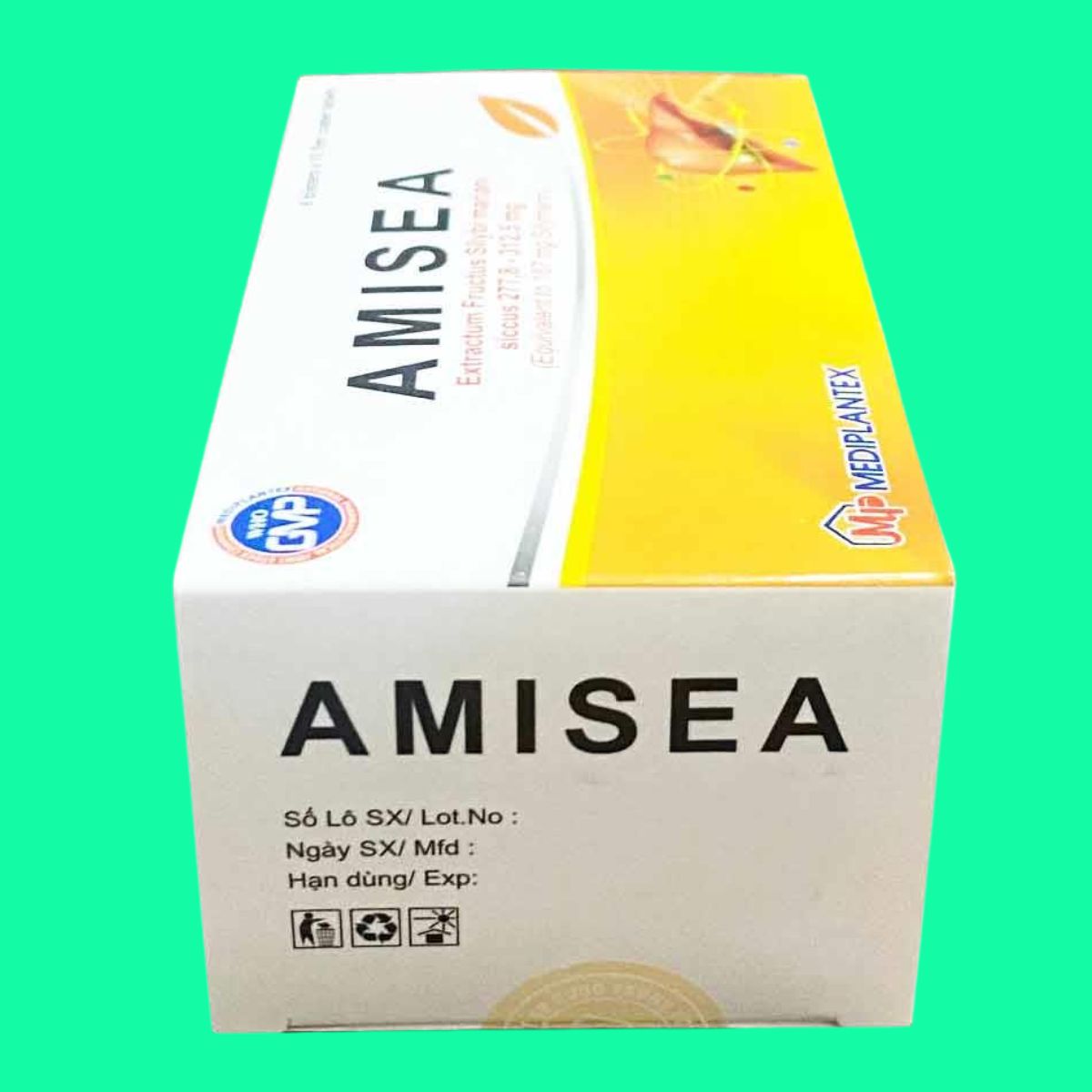 Amisea-167mg-Mediplantex-3 Thuốc Amisea 167mg Mediplantex có tác dụng hỗ trợ điều trị viêm gan mạn, xơ gan