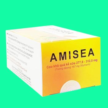 Amisea 167mg Mediplantex 5 Thuốc Amisea 167mg Mediplantex có tác dụng hỗ trợ điều trị viêm gan mạn, xơ gan