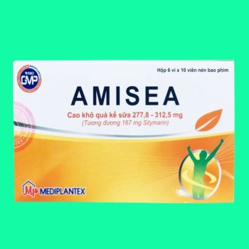 Amisea 167mg Mediplantex 2 Thuốc Amisea 167mg Mediplantex có tác dụng hỗ trợ điều trị viêm gan mạn, xơ gan