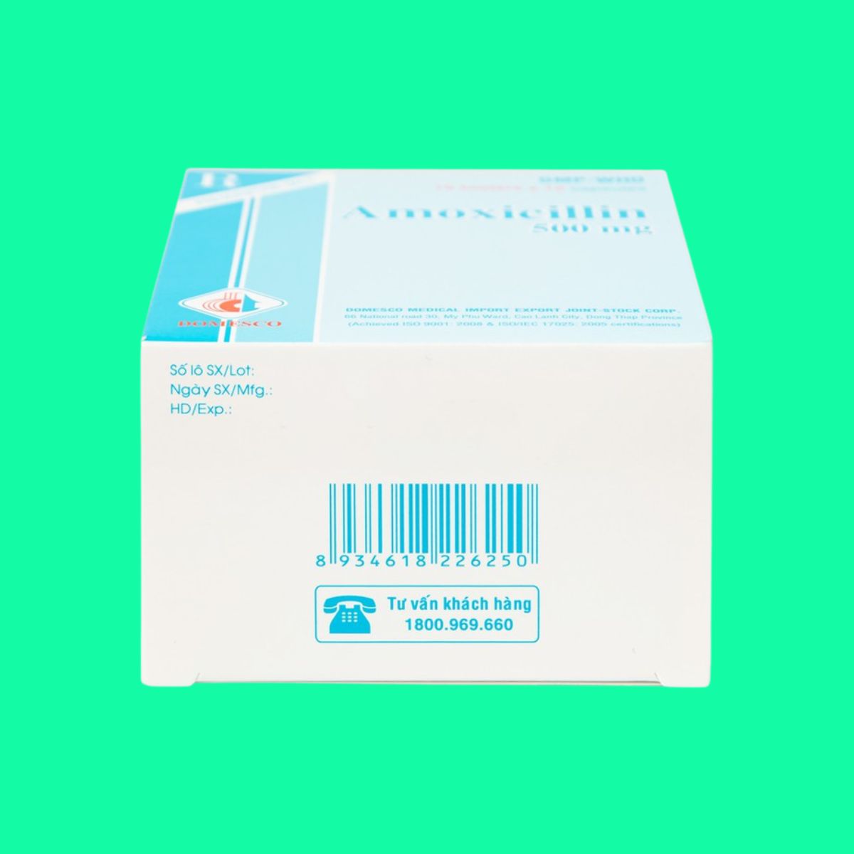Amoxicillin 500mg Domesco (8) Amoxicillin 500mg Domesco