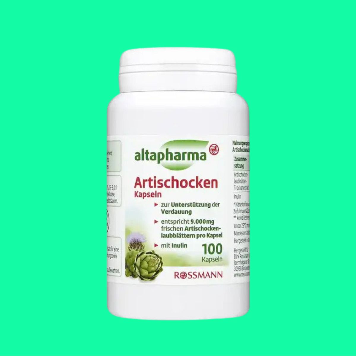 Bổ Gan Altapharma Artischocken Kapseln (1) Bổ Gan Altapharma Artischocken Kapseln