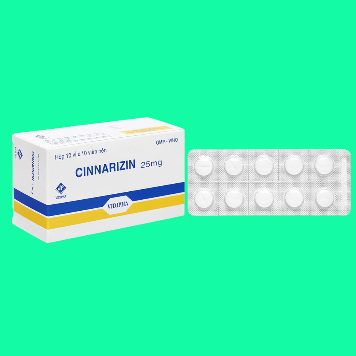 Cinnarizin 25mg Vidipha (1) Cinnarizin 25mg Vidipha 1