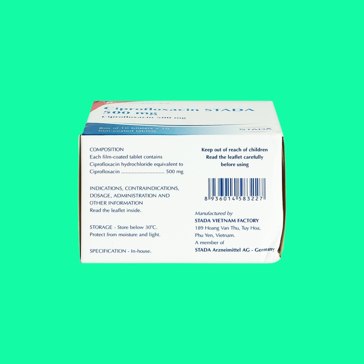Ciprofloxacin-Stada-500mg-6 Ciprofloxacin Stada 500mg