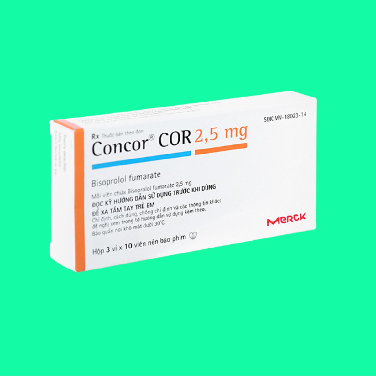 Concor Cor (3) Concor Cor 2,5mg