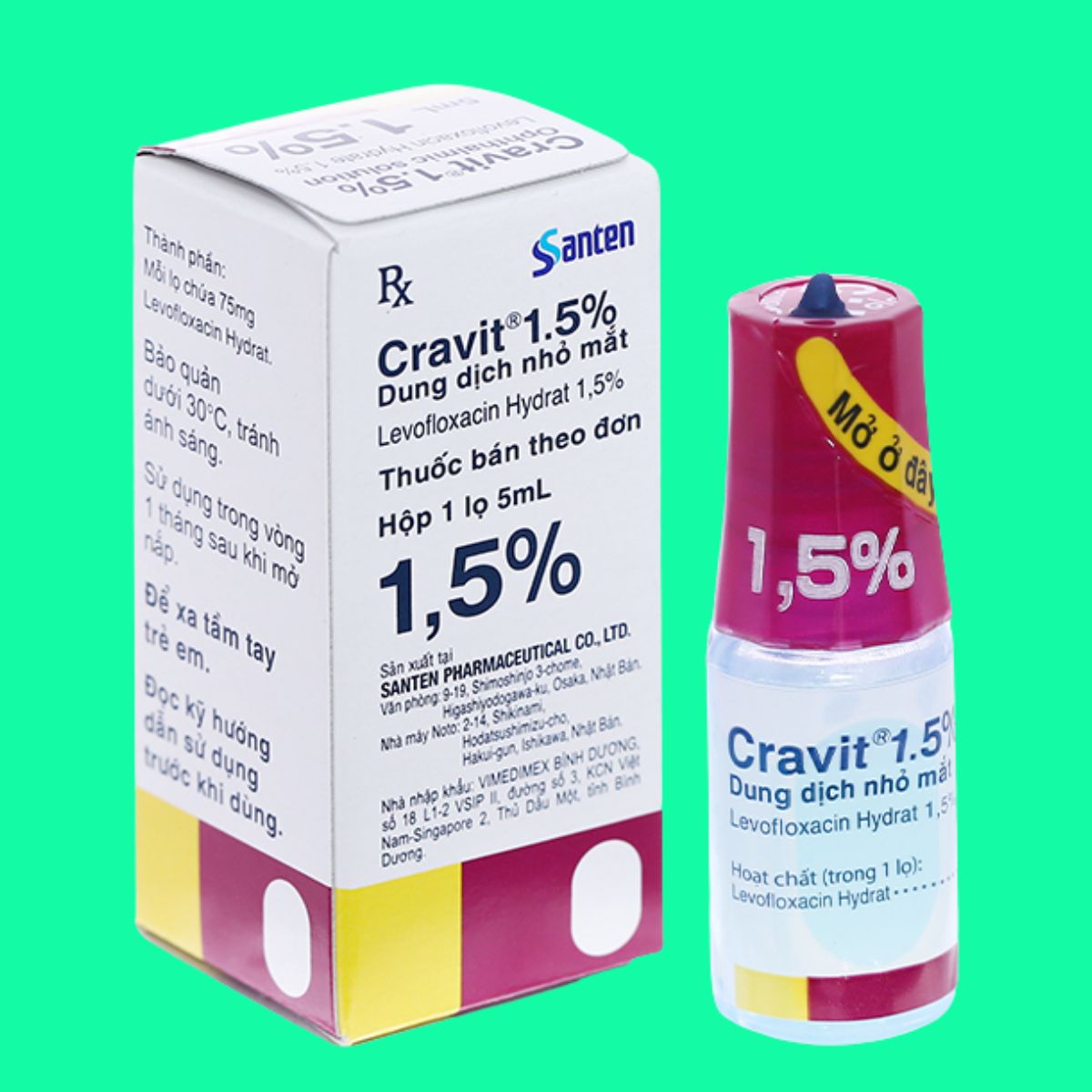 Cravit 1.5% Santen (1) Cravit 1.5% Santen