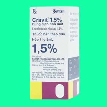 Cravit 1.5% Santen 4 Cravit 1.5% Santen