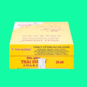Dầu gừng Thái Dương 24ml 4 Dầu gừng Thái Dương 24ml