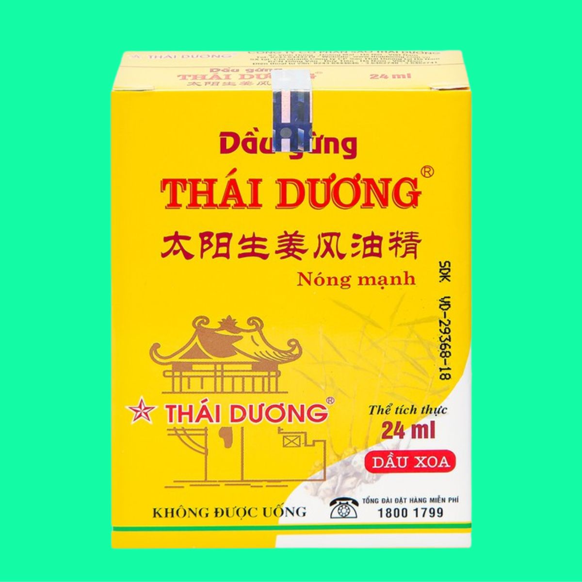 Dầu gừng Thái Dương 24ml (5) Dầu gừng Thái Dương 24ml