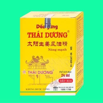 Dầu gừng Thái Dương 24ml 8 Dầu gừng Thái Dương 24ml