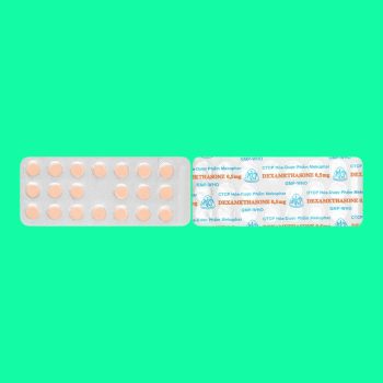 Dexamethasone 0.5mg Mekophar 6 Dexamethasone 0.5mg Mekophar