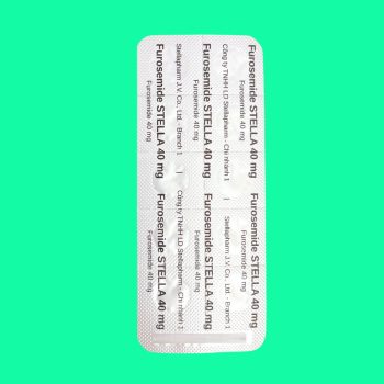 Furosemide STELLA 40 mg 5 Furosemide STELLA 40 mg