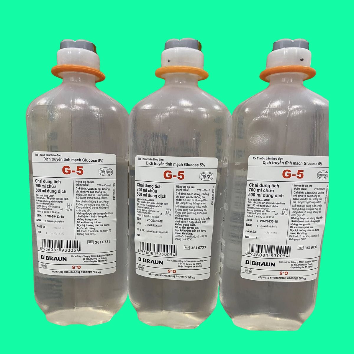 Glucose 5% Braun (3) Glucose 5% Braun