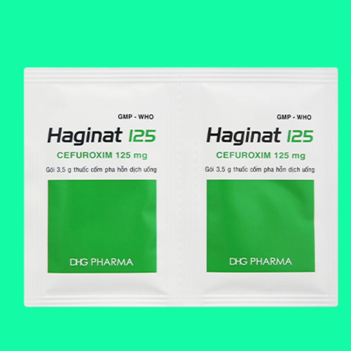 Haginat-125-DHG-1 Thuốc Haginat 125 DHG có tác dụng điều trị các nhiễm khuẩn nhạy cảm