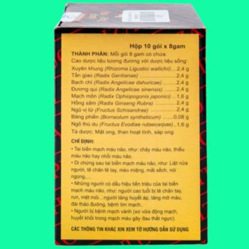 Hoa Đà Tái Tạo Hoàn Huatuo Zaizao Pills 4 Hoa Đà Tái Tạo Hoàn Huatuo Zaizao Pills có tác dụng hỗ trợ cho người bị tai biến mạch máu não
