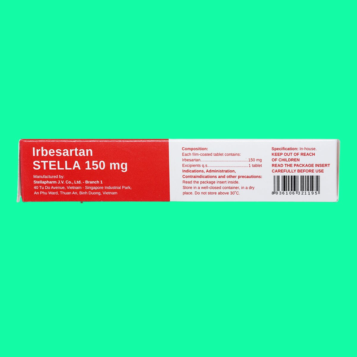 Irbesartan Stella 150mg (4) Irbesartan Stella 150mg
