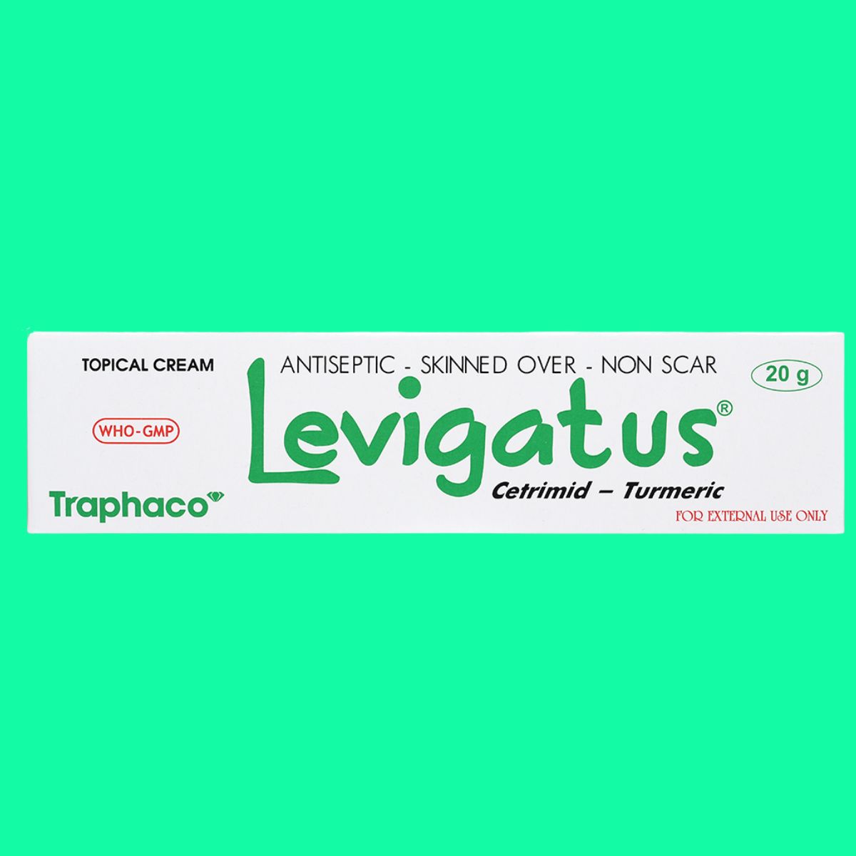 Levigatus-Traphaco-3 Kem bôi Levigatus Traphaco có tác dụng điều trị mụn trứng cá, mụn mủ, vết thương nông