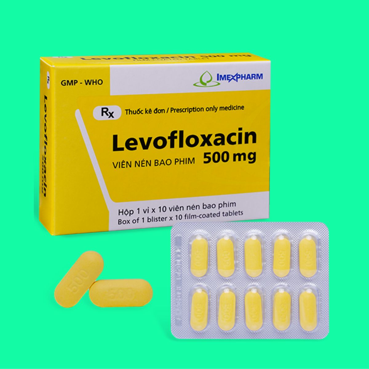 Levofloxacin 500 mg Imexpharm (2) Levofloxacin 500 mg Imexpharm