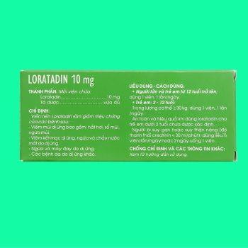 Loratadin 10mg Traphaco 4 Loratadin 10mg Traphaco