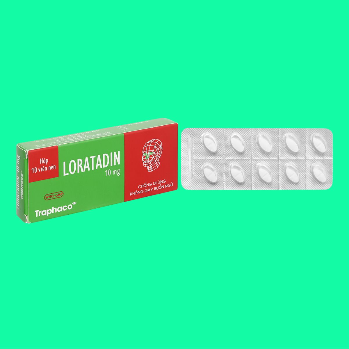 Loratadin 10mg Traphaco (2) Loratadin 10mg Traphaco