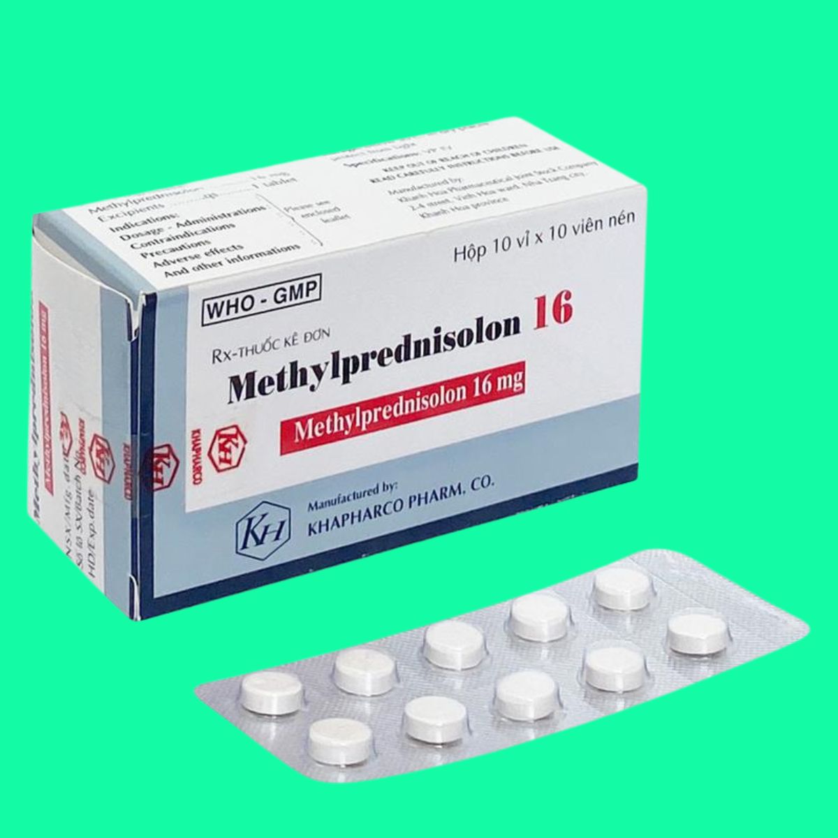 Methylprednisolon 16 Khapharco (1) Methylprednisolon 16 Khapharco 1
