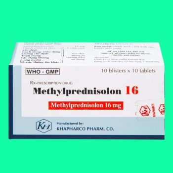 Methylprednisolon 16 Khapharco 3 Methylprednisolon 16 Khapharco