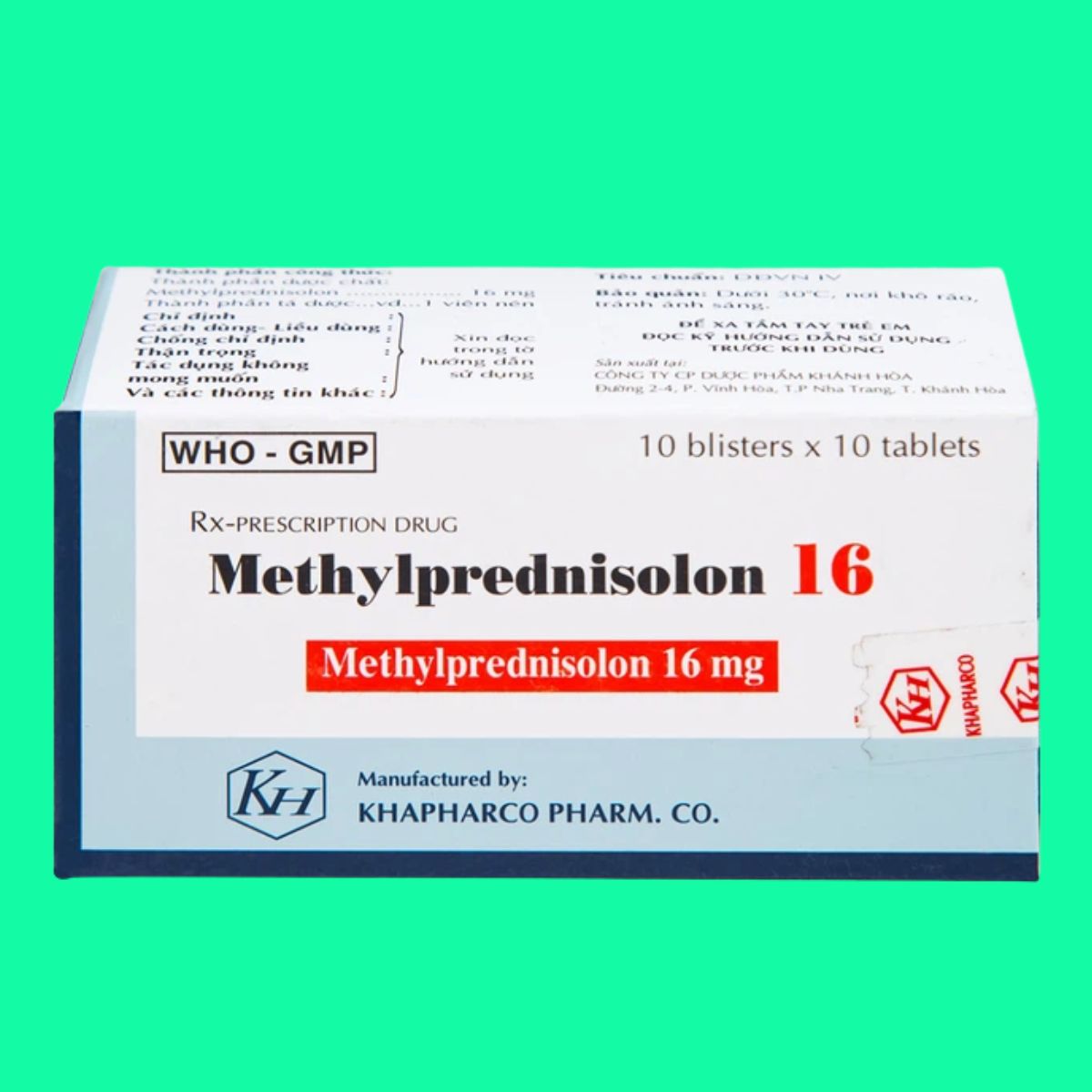 Methylprednisolon 16 Khapharco (3) Methylprednisolon 16 Khapharco