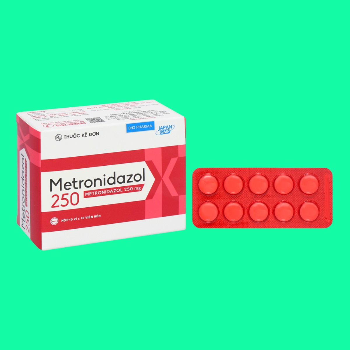 Metronidazol-250-DHG-1 Metronidazol 250 DHG