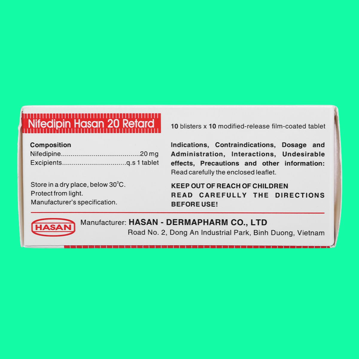 Nifedipin Hasan 20 Retard (4) Nifedipin Hasan 20 Retard