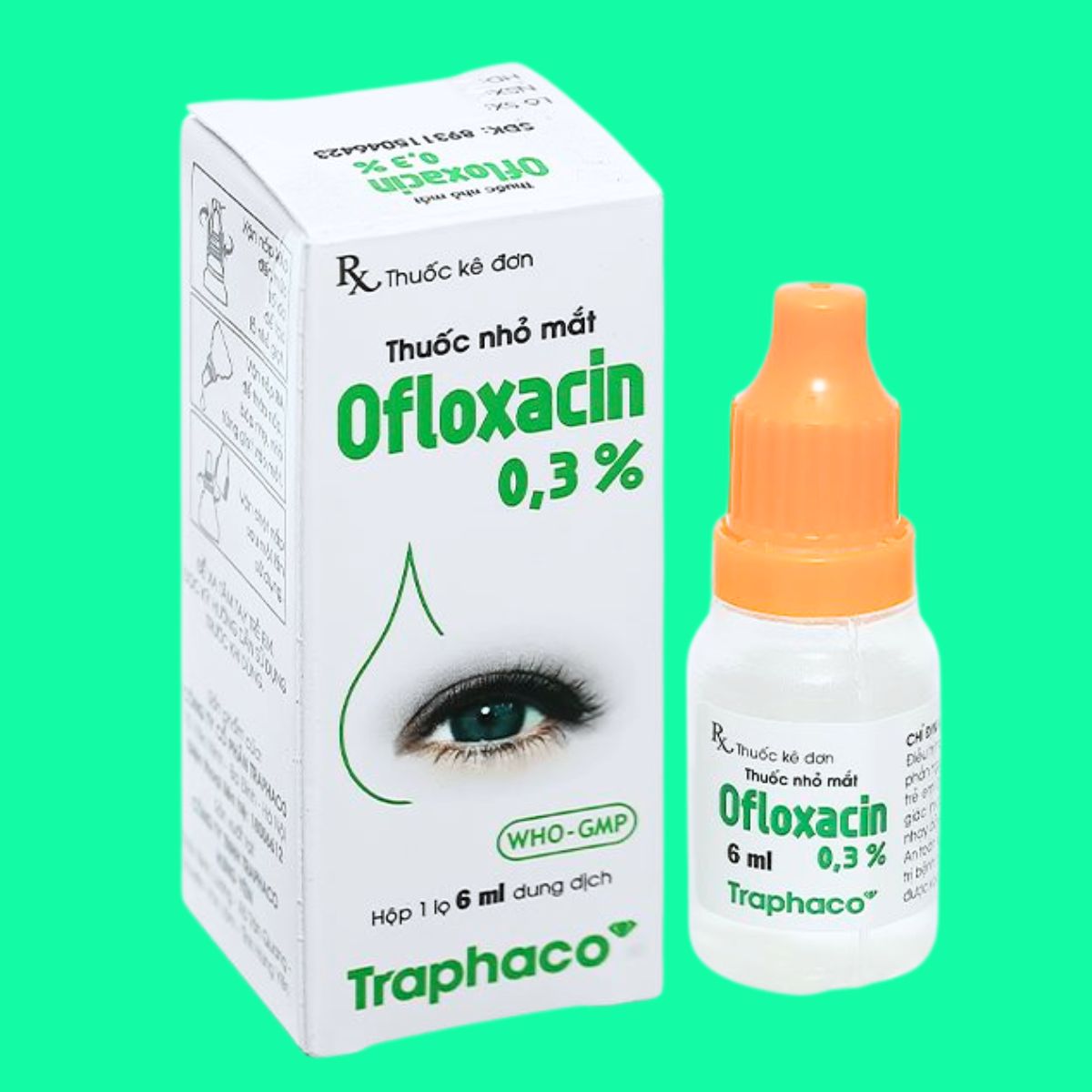 Ofloxacin 0.3% Traphaco (2) Ofloxacin 0.3% Traphaco