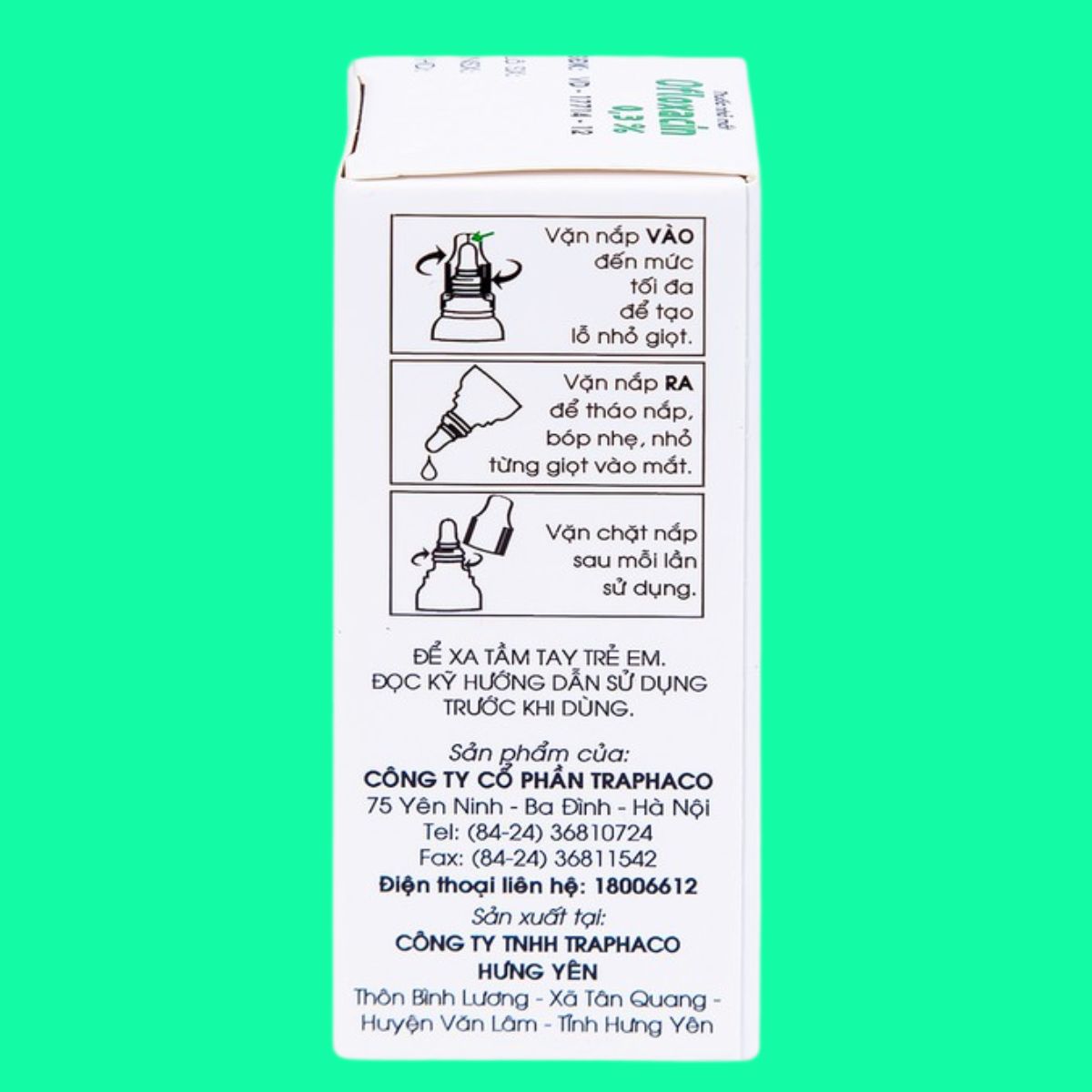 Ofloxacin 0.3% Traphaco (6) Ofloxacin 0.3% Traphaco