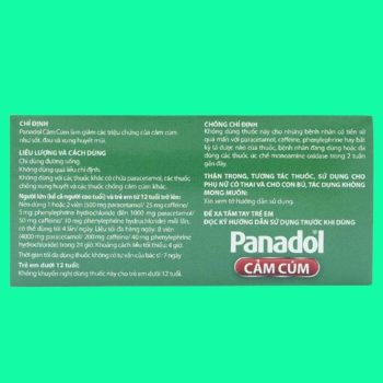 Panadol Cảm Cúm 8 Panadol Cảm Cúm