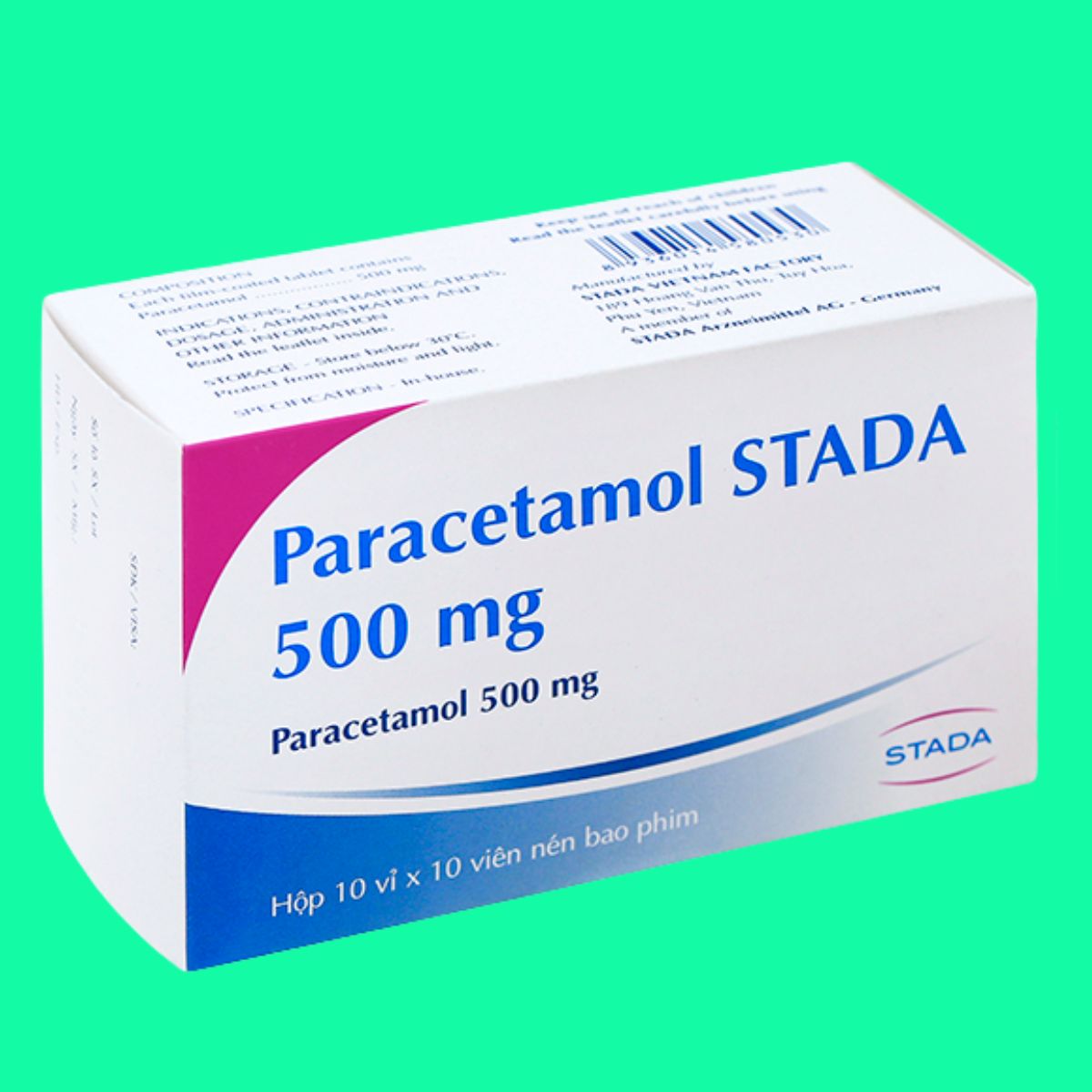 Paracetamol Stada 500mg (4) Paracetamol Stada 500mg