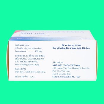 Paracetamol Stada 500mg 7 Paracetamol Stada 500mg