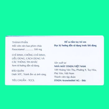 Paracetamol Stada 500mg 8 Paracetamol Stada 500mg