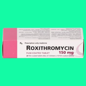 Roxithromycin 150mg Imexpharm 4 Thuốc Roxithromycin 150mg Imexpharm có tác dụng điều trị bạch hầu, ho gà giai đoạn sớm