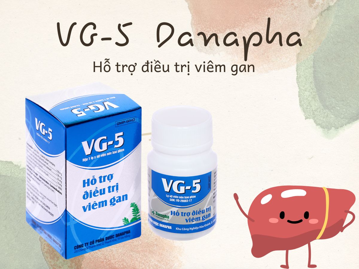 VG-5 Danapha 11 VG-5 Danapha hạ men gan, tăng cường chức năng gan