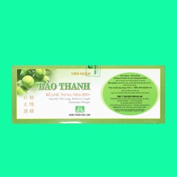 Viên ngậm Bảo Thanh 5 Viên ngậm Bảo Thanh