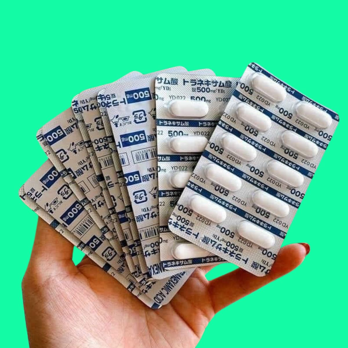 Viên uống trắng da trị nám Transamin (9) Viên uống trắng da trị nám Transamin