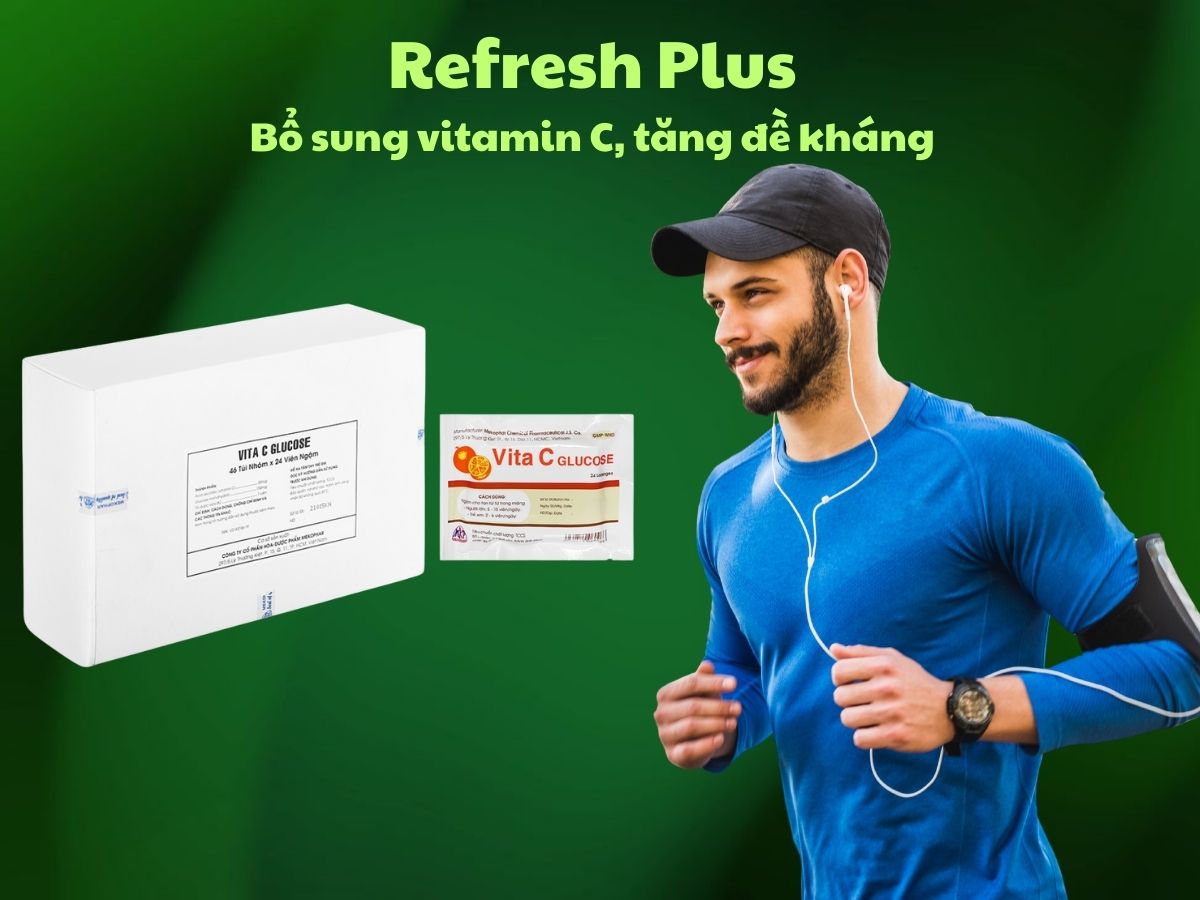 Viên ngậm Vita C Glucose Mekophar 10 Viên ngậm Vita C Glucose Mekophar có tác dụng giúp tăng cường sức đề kháng