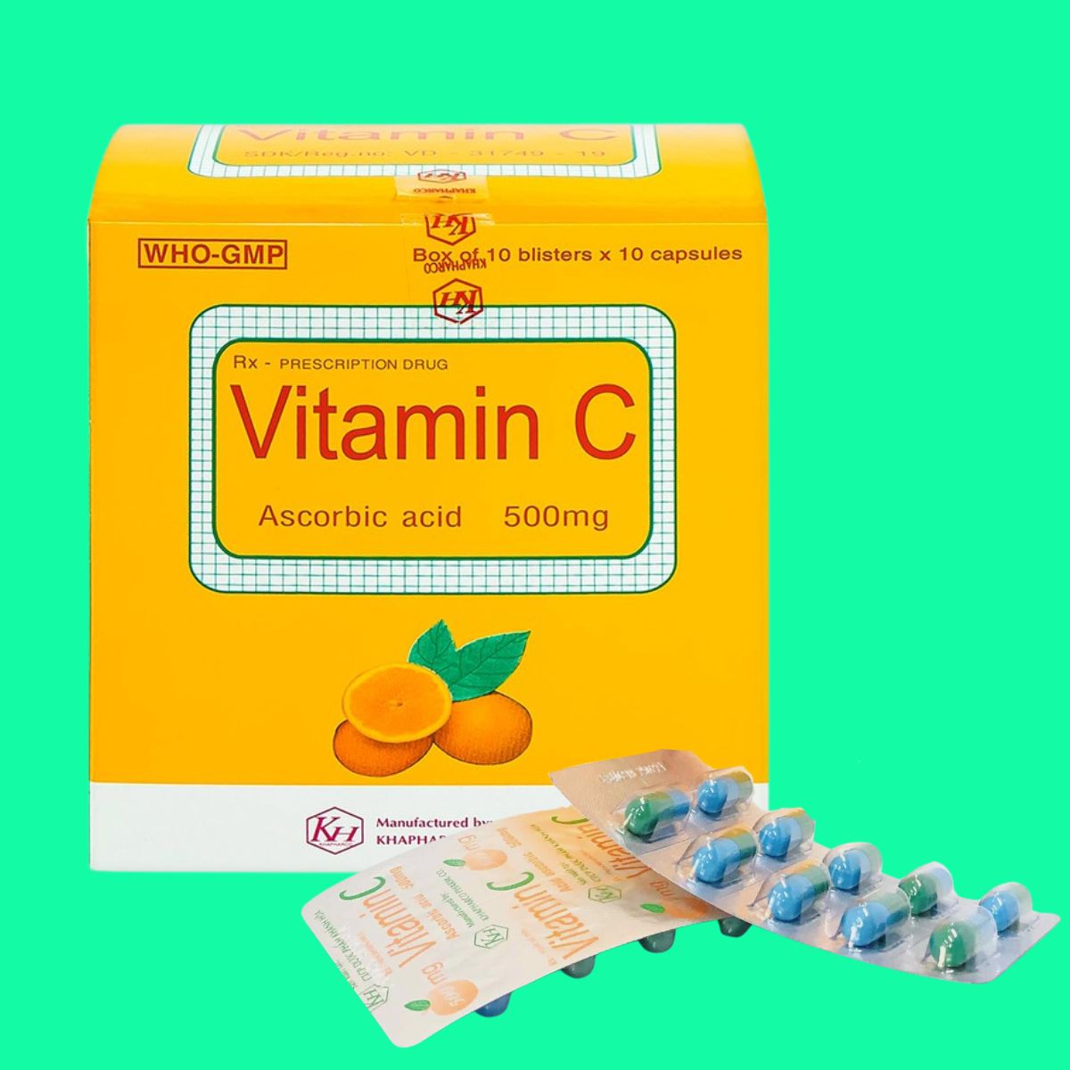 Vitamin C 500mg Khapharco (1) Vitamin C 500mg Khapharco