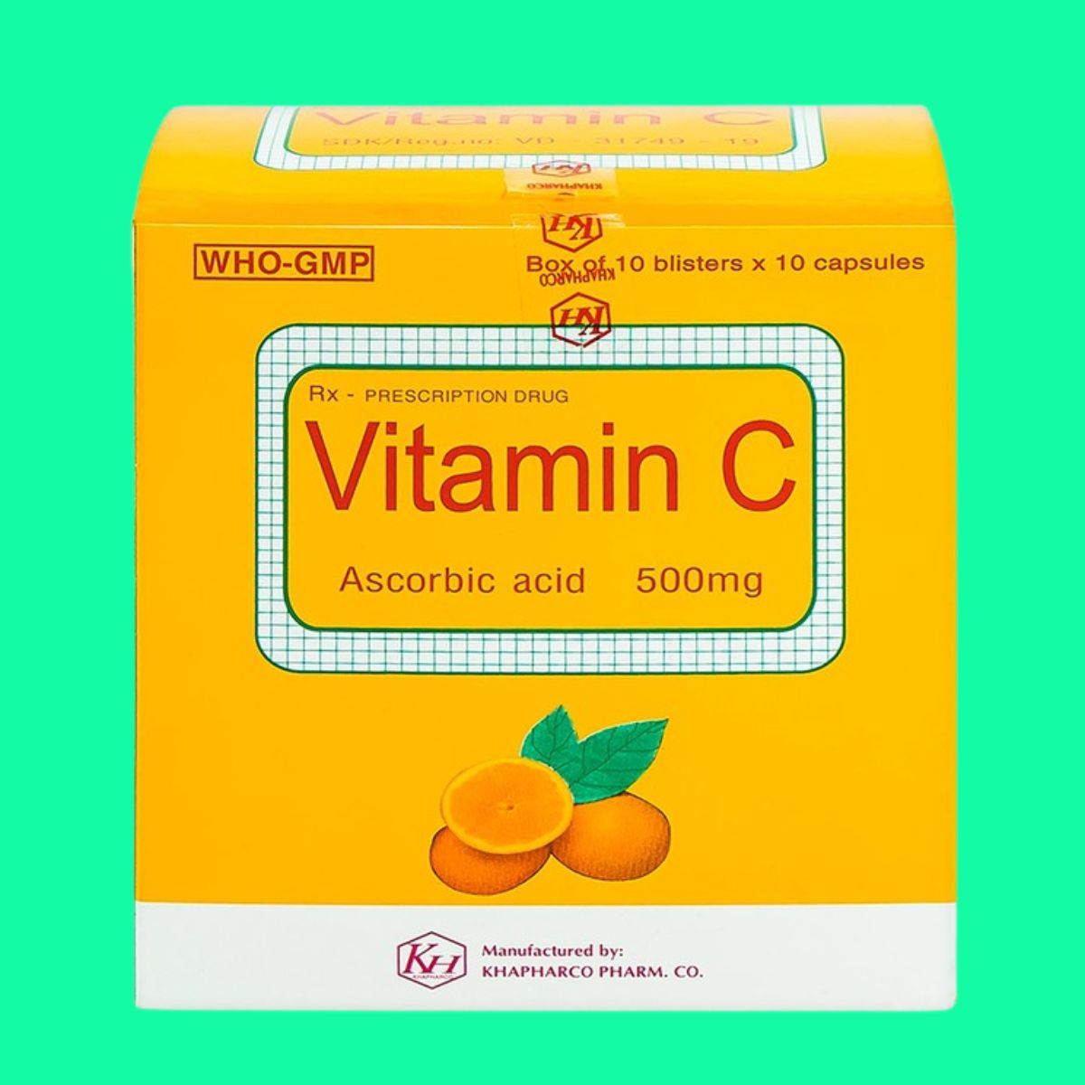 Vitamin C 500mg Khapharco (2) Vitamin C 500mg Khapharco