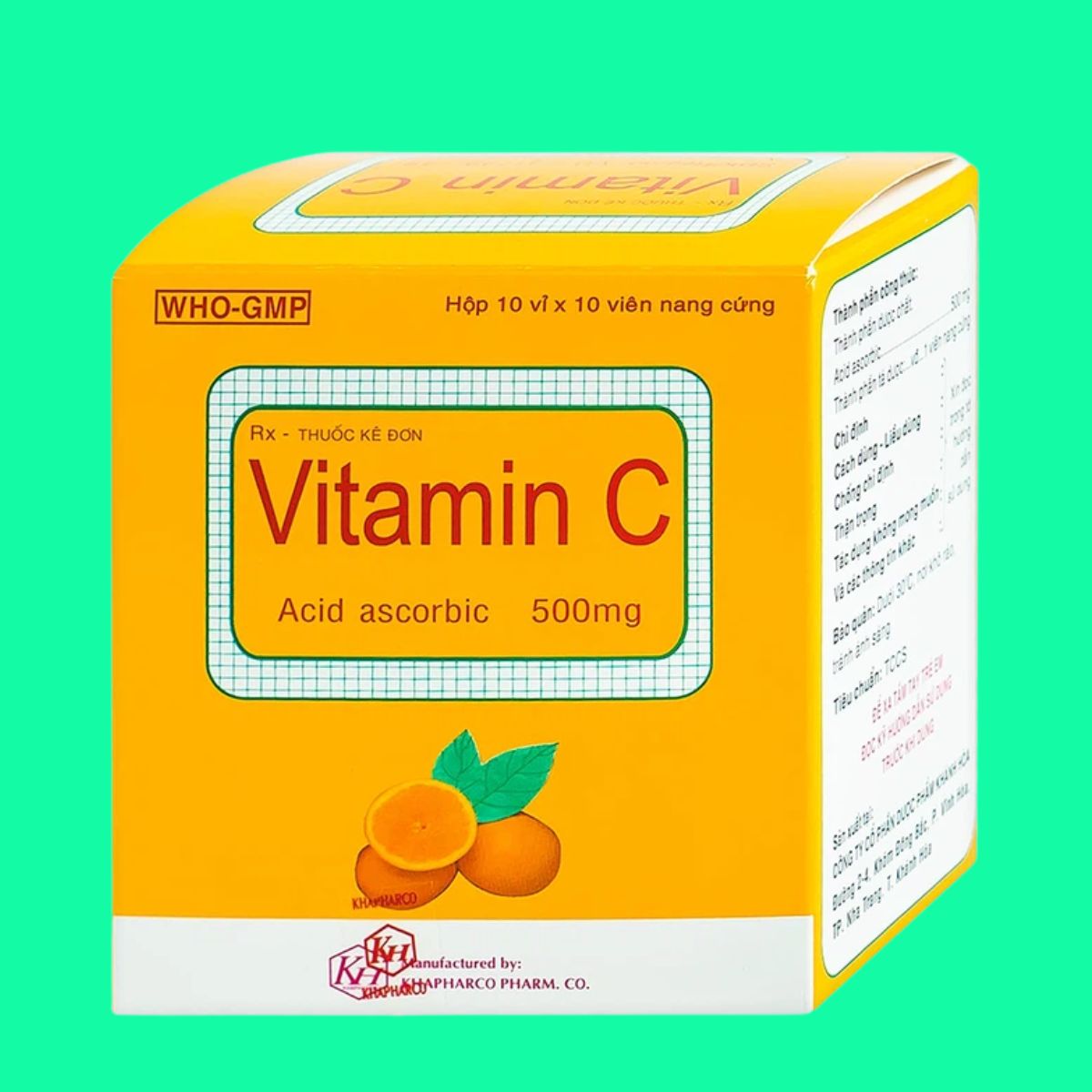 Vitamin C 500mg Khapharco (3) Vitamin C 500mg Khapharco