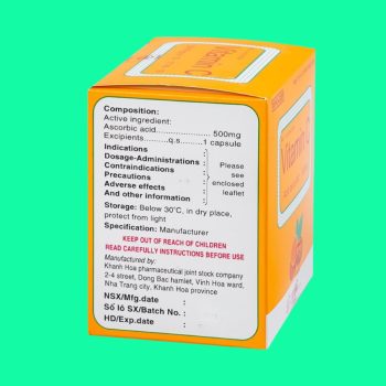 Vitamin C 500mg Khapharco 6 Vitamin C 500mg Khapharco